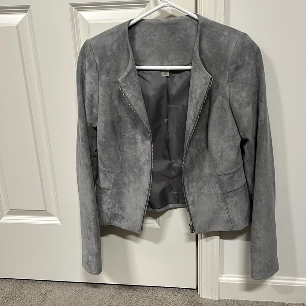 Calvin Klein Suede Jacket/Blazer